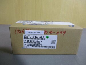 新古YASKAWA AC SERVO MOTOR SGM7J-04AFA21 AC サーボモーター 400W(NACR60321A005)