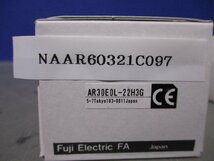 新古FUJI Illuminated Push Button Switch (LED) Φ30 mm Diameter, AR30E0L-22H3G 2SET(NAAR60321C097)_画像2
