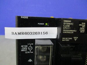 中古 OMRON SYSMAC CJ2M CPU11 PA202/MD261/ID211/OD231 (BAMR60326B156)