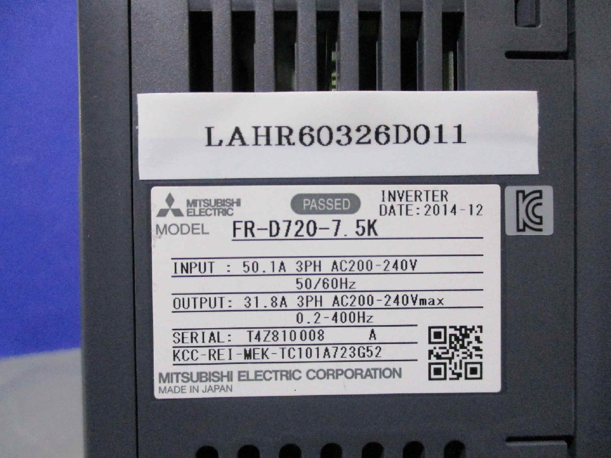 2025年最新】Yahoo!オークション -fr-d720-7.5kの中古品・新品 2025年最新】Yahoo!オークション -fr-d720-7.5kの中古品・新品