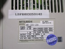 中古MITSUBISHI AC SERVO MR-J2S-10A サーボアンプ 100W(LBFR60325D142)_画像1