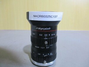 中古Hikrobot Industrial Lens SA1620M-10MP 16mm 10MP FA Lens(NACR60325C137)