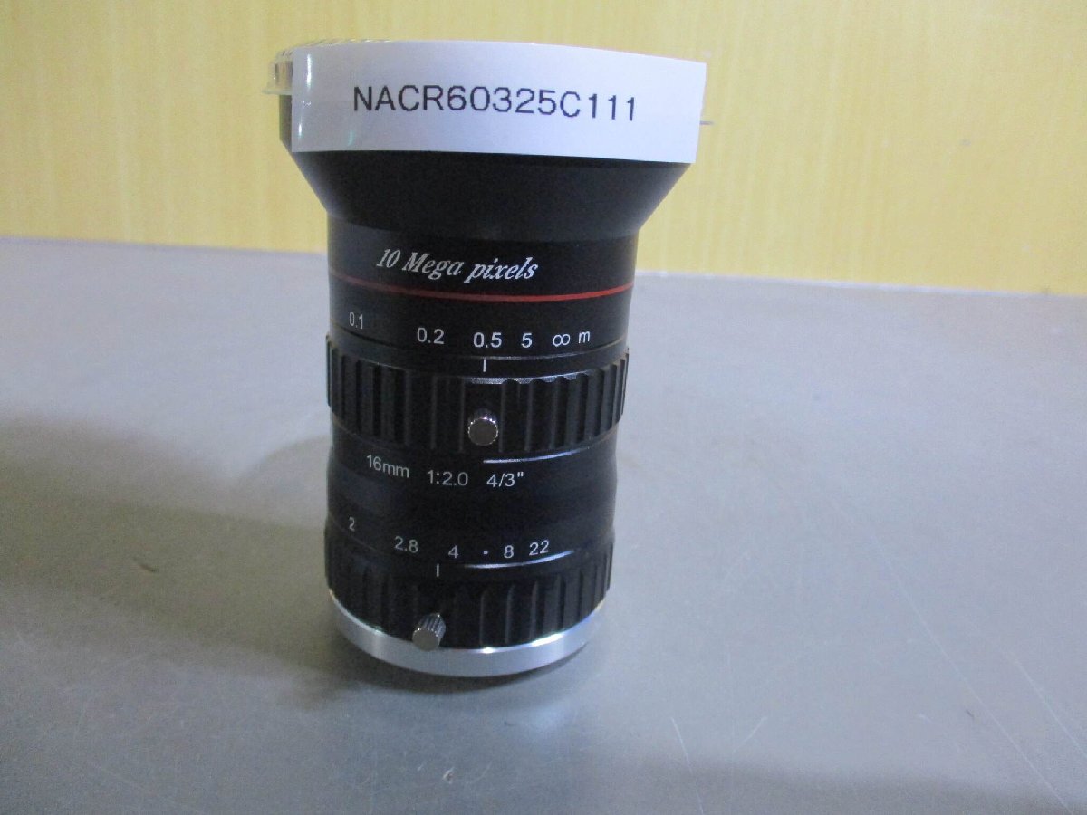 中古Hikrobot Industrial Lens SA1620M-10MP 16mm 10MP FA Lens(NACR60325C111)