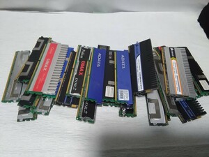 DDR2　DDR3　ヒートシンク付きメモリ　大量まとめてセット　