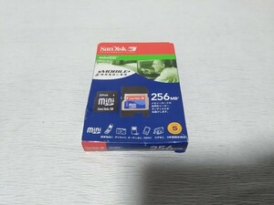 SanDisk　ミニSDカード　アダプター　miniSD　256MB