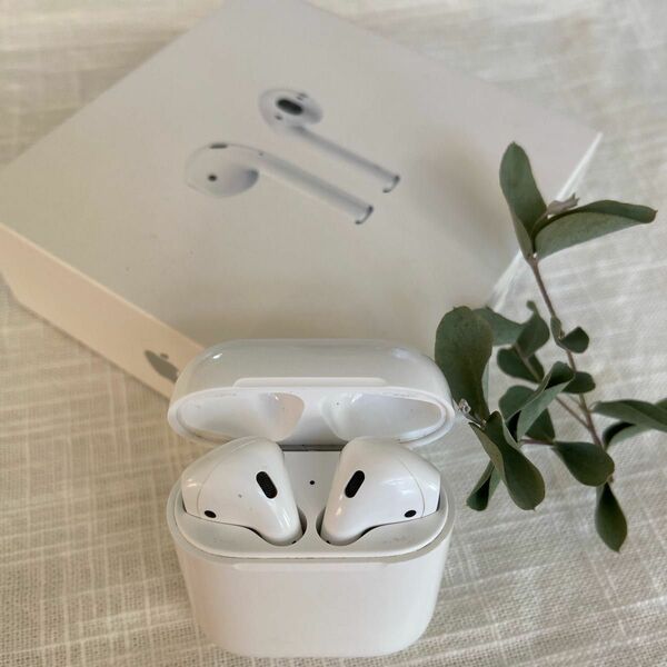 AirPods☆美品☆ Apple エアポッズ エアーポッズ Bluetooth ワイヤレスイヤホン アップル