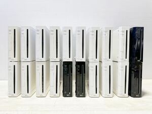 【NINTENDO /ニンテンドー】20台セット　Wii / ウィー　本体　RVL-001　シロ / ホワイト / 白 / white　大量　まとめ売り　任天堂