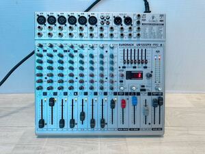 BEHRINGER ベリンガー マルチエフェクトプロセッサー搭載 12chミキサー EURORACK UB1222FX-PRO 