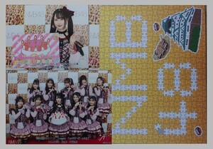 2024.3.11 NMB48 TeamM「Mのサイン」公演 山本望叶 生誕祭 ソロ+集合(L+2Lサイズ)+台紙 隅野和奏・芳賀礼・原かれん・眞鍋杏樹・和田海佑