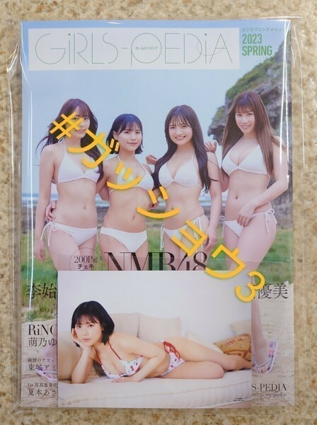 NMB48 隅野和奏 GIRLS-PEDIA 2023 SPRING 特典の写真(オフィシャルショップ 限定)付き(新品未読品)応募券付き