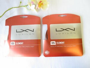 新品未開封★ルキシロン エレメント 125 LXN LUXILON ELEMENT パッケージ品 テニスストリングス★2張セット