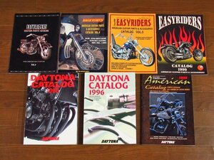 EASYRIDERS CATALOG Vol.3~6+DAYTONA CATALOG Daytona каталог 1995,1996/ Daytona каталог for american мотоцикл 1998 итого 7 шт. CB22