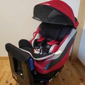 ISOFIX アップリカ クルリラ チャイルドシート レッド×ブラックの画像8