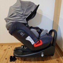 Joie チャイルドシート　ステージスISOFIX キャノピー付　デニム_画像5