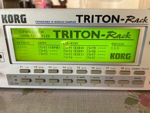 korg triton rack 拡張ボード付き 音源モジュール