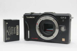 【返品保証】 パナソニック Panasonic LUMIX DMC-GF2 ブラック バッテリー付き ミラーレス一眼 ボディ s7693