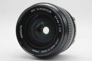 【外観美品】 ミノルタ Minolta MD W.Rokkor 24mm F2.8 レンズ s7717