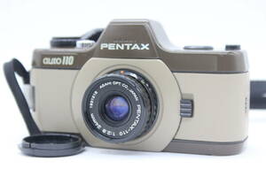 【返品保証】 ペンタックス Pentax Auto 110 ブラウン 24mm F2.8 カメラ s7772