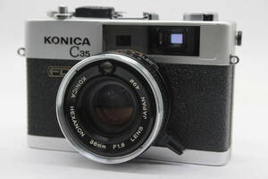 【返品保証】 コニカ Konica C35 FD Hexanon 38mm F1.8 コンパクトカメラ s8055