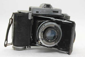 【返品保証】 バルダ Super Baldina Carl Zeiss Jena Tessar 5cm F2.8 蛇腹カメラ s8089