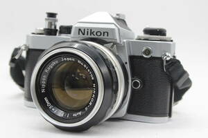 【返品保証】 ニコン Nikon FE NIKKOR-S Auto 50mm F1.4 ボディレンズセット s8151