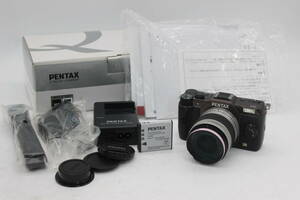 【返品保証】 【元箱付き】ペンタックス Pentax Q7 SR ブラウン 5-15mm F2.8-4.5 付属品多数 ミラーレス一眼 s8156