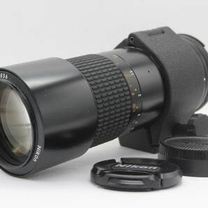 【返品保証】 ニコン Nikon Micro-Nikkor 200mm F4 前後キャップ 三脚座付き レンズ s8429の画像1