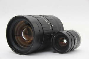 【返品保証】 富士フィルム Fujifilm Fujinon 16mm F1.4 CF16HA-1 / 6mm F1.2 DF6HA-1 CSマウントレンズ2本セット s8451