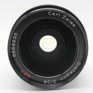 【訳あり品】 カールツァイス Carl Zeiss Distagon 28mm F2 HFT レンズ s8468の画像2