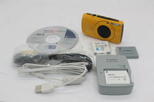 【返品保証】 キャノン Canon IXY 30 S イエロー 3.8x バッテリー チャージャー付き コンパクトデジタルカメラ s9003