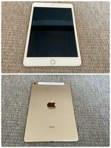 Apple iPad mini 4 128GB Gold ограничение использования 0 SIM свободный Apple 4 поколение Wi-Fi + Cellular модель GOLD