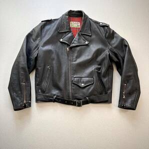 70s COUNTRY LIFE GENUINE LEATHER RIDERS JACKET UK VINTAGE カントリーライフ 本革 レザー ライダースジャケット オールド ビンテージの画像2