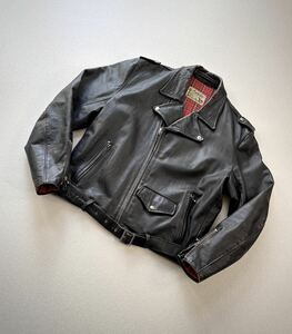 70s COUNTRY LIFE GENUINE LEATHER RIDERS JACKET UK VINTAGE カントリーライフ 本革 レザー ライダースジャケット オールド ビンテージ