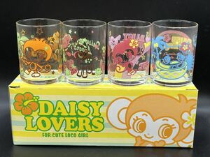 Daisy Lovers Daisilla Birds Glass 4 -Piece Set