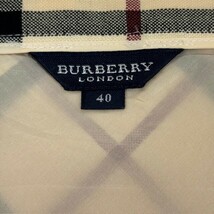 中古 バーバリーロンドン BURBERRY LONDON フレアスカート ロング ノバチェック柄 ベージュ レディース サイズ40_画像6