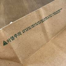 韓国 STARBUCKS スターバックス 紙袋 2枚 韓国限定 ロゴ ショッパー 手提げ袋 ショップ袋 ギフト ラッピング リメイク コレクション 新品_画像7