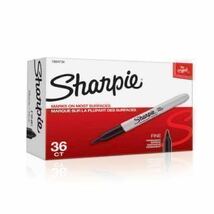 アメリカ お裾分け(^.^) Sharpie シャーピー パーマネント マーカー 3本セット！ 中字・丸芯【ブラック】 油性マーカー 黒 新品 未使用 3本_画像5