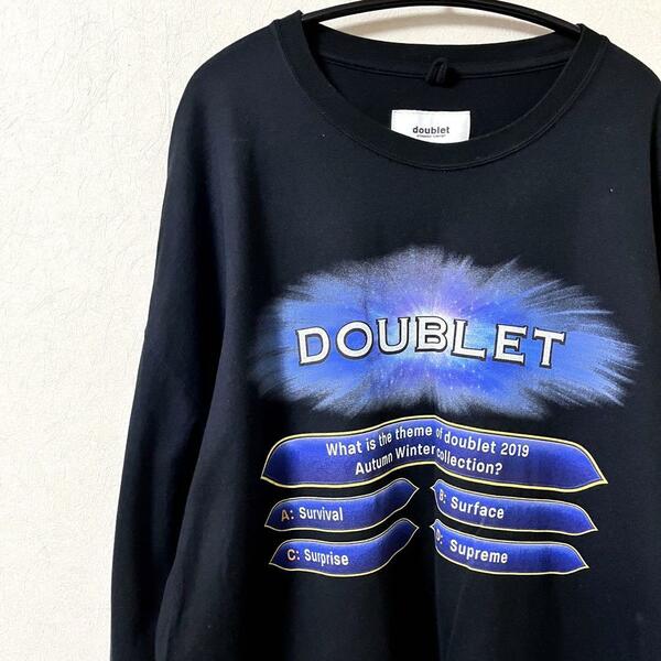 ★希少★doublet WISM 別注ロンT FIFTY:FIF-Tshirt ダブレット ウィズム