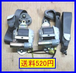 b4330 送料520円! Kei ターボ HN11S フロント左右シートベルト 運転席シートベルト 助手席シートベルト HN21S ラピュタ HP11S HP21S ケイ