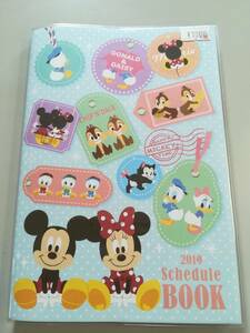 中古 未使用品 ディズニー/ミッキー スケジュール帳 SCHEDULE BOOK 2019