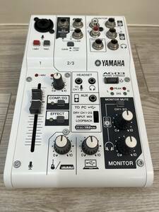 美品 YAMAHA ヤマハ AG03 ウェブキャスティングミキサー ミキシングコンソール オーディオミキサー オーディオインターフェース