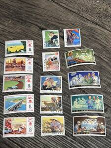 中国切手　切手　コレクション　バラ　中国人民郵政 まとめ　15点