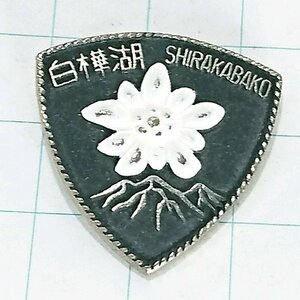 送料無料)白樺湖 山登り 旅行 記念 山バッジ ピンバッジ PINS ピンズ A23325