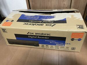 未使用 DX ANTENA FUNAI DXアンテナ フナイ DVD VHS レコーダー DXR160V 地上デジタルチューナー ダビング ビデオ一体型DVD