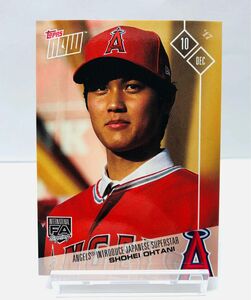 大谷翔平 2017 Topps Now ♯OS80 入団会見　メジャーデビュー　ルーキーカード