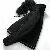 極美品/03aw/helmut lang/ヘルムートラング/アストロバイカージャケット/黒/50/イタリア製/本人期/モールスキン/コットン_画像6