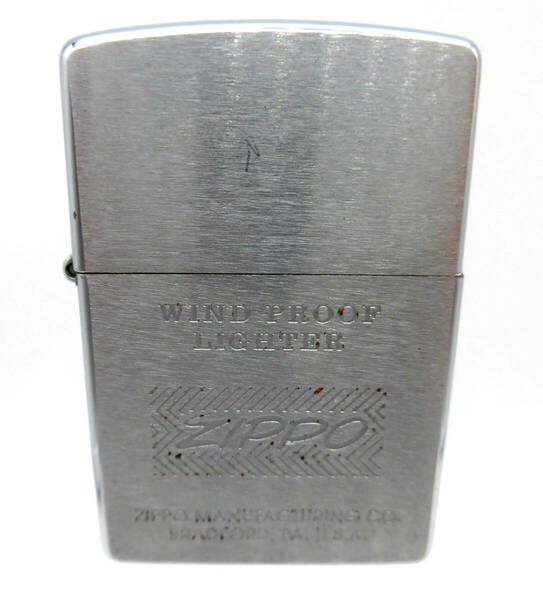 90’S ZIPPO ジッポ 1997年製 WIND PROOF ロゴ オイルライター シルバー ビンテージ