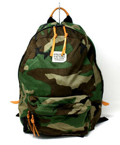 定価1.5万 FREDRIK PACKERS フレドリックパッカーズ 500D DAY PACK CAMO 迷彩 コーデュラナイロン バックパック リュック 17L