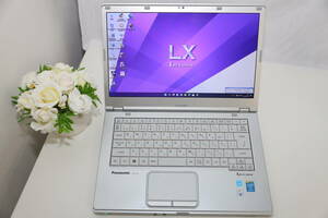 美品 Panasonic CF-LX3 CF-LX3YEABR Win11/Corei5-4200U/メモリ4GB/HDD500GB ACアダプター付