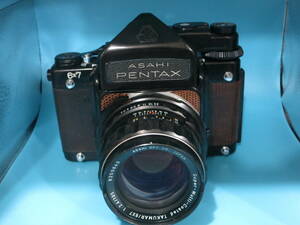 （人気）PENTAX ペンタックス　６７ TTL（茶革貼）、SMCタクマー 105mmf2.4